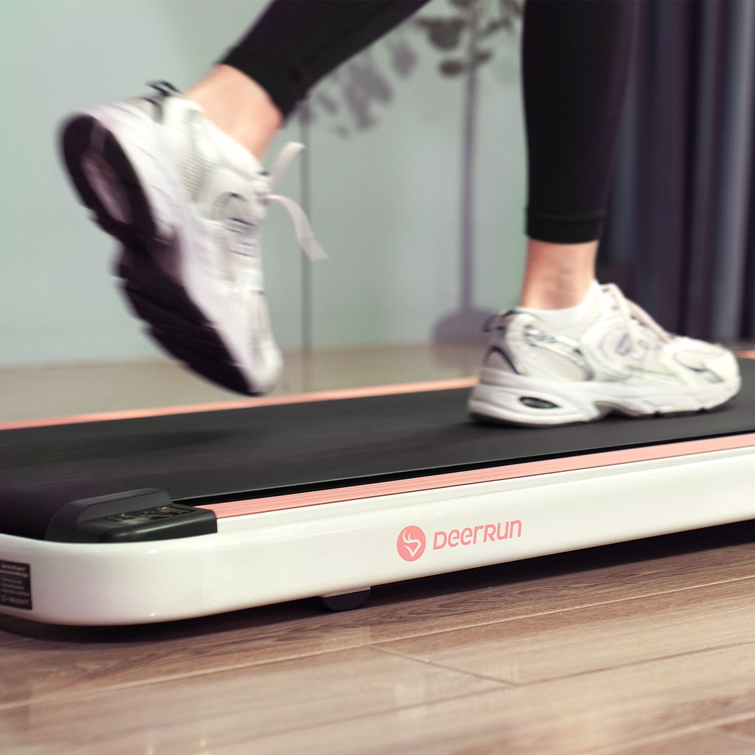 DeerRun A5 Pro Smart 2 in 1 Folding Treadmill Pink