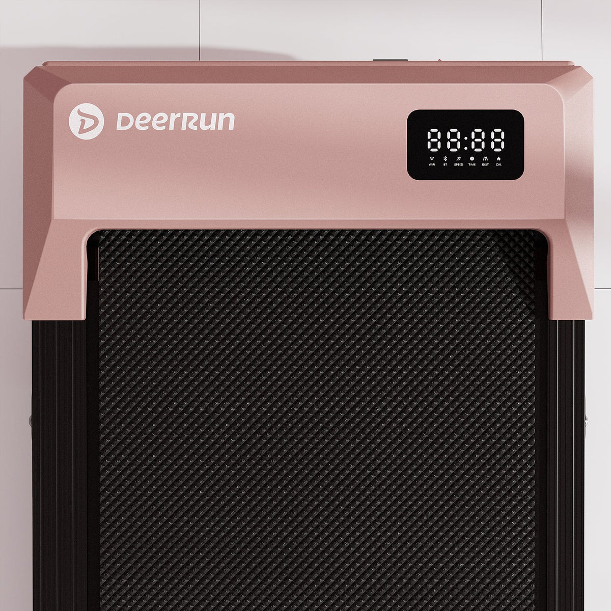 DeerRun Q2 Urban 7% Incline Under-desk Walking Pad with Smart Control | Rose Gold
