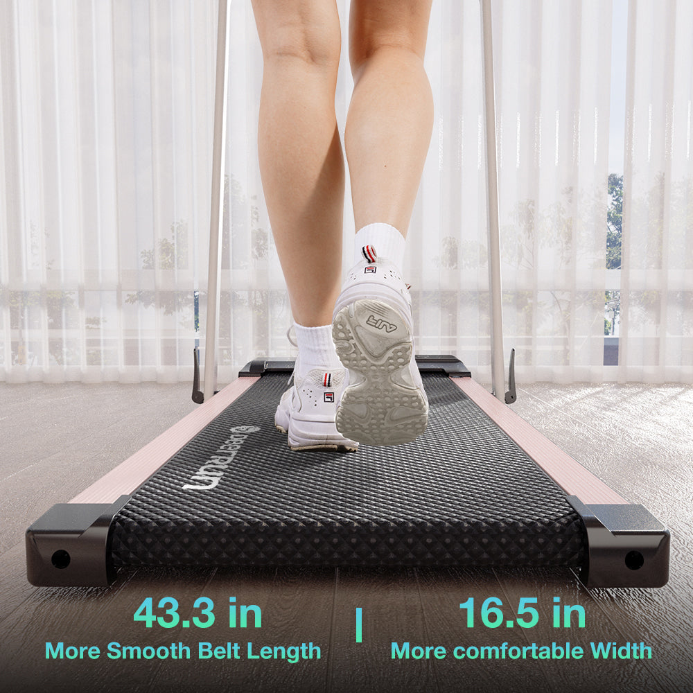 DeerRun A5 Pro Smart 2 in 1 Folding Treadmill Pink