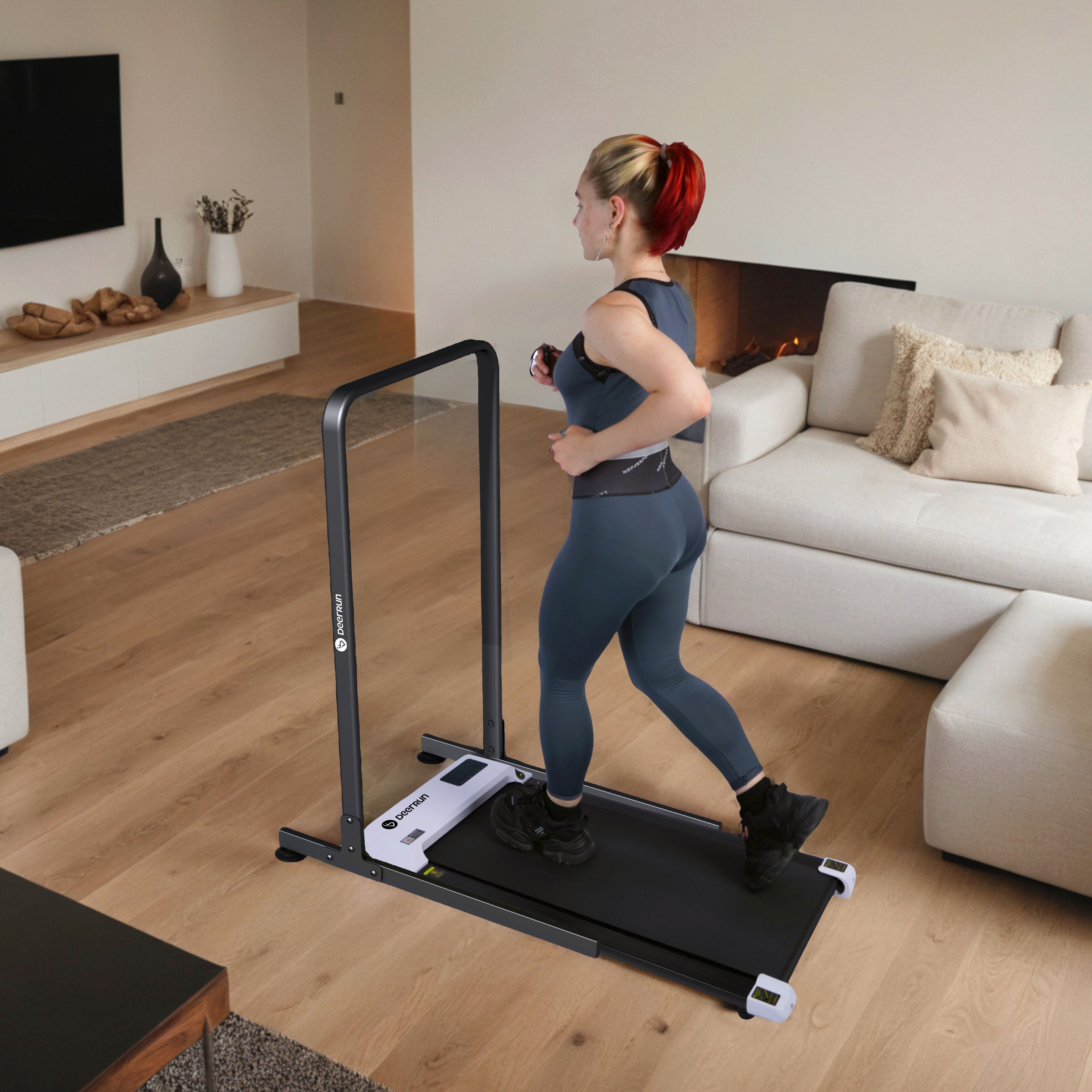 DeerRun Q1 Urban Mini Under-Desk Treadmill with Remote Control