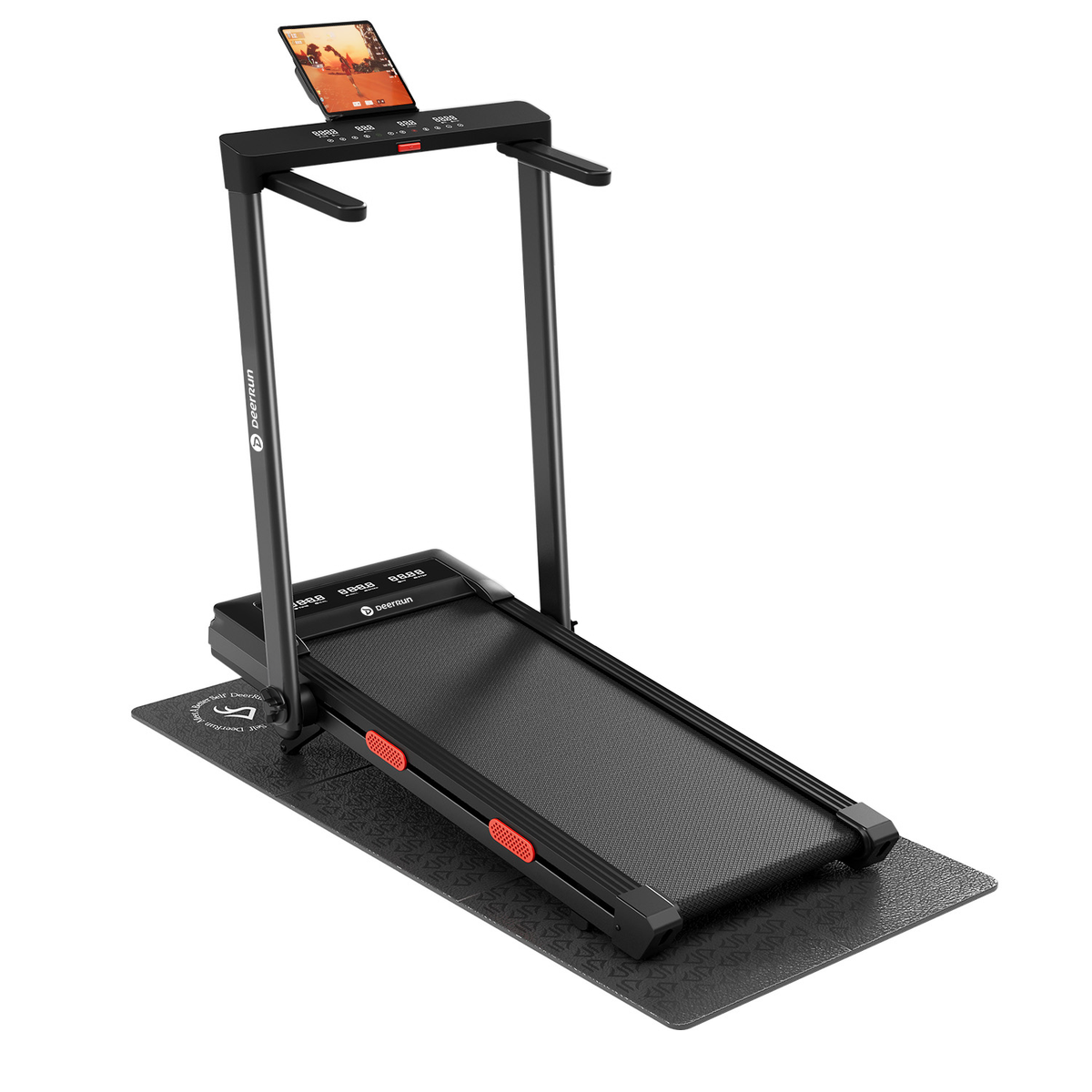 DeerRun Z10 Pro Muse Type 2 in 1 Foldable Treadmill with Remote Control, 12% Auto Incline