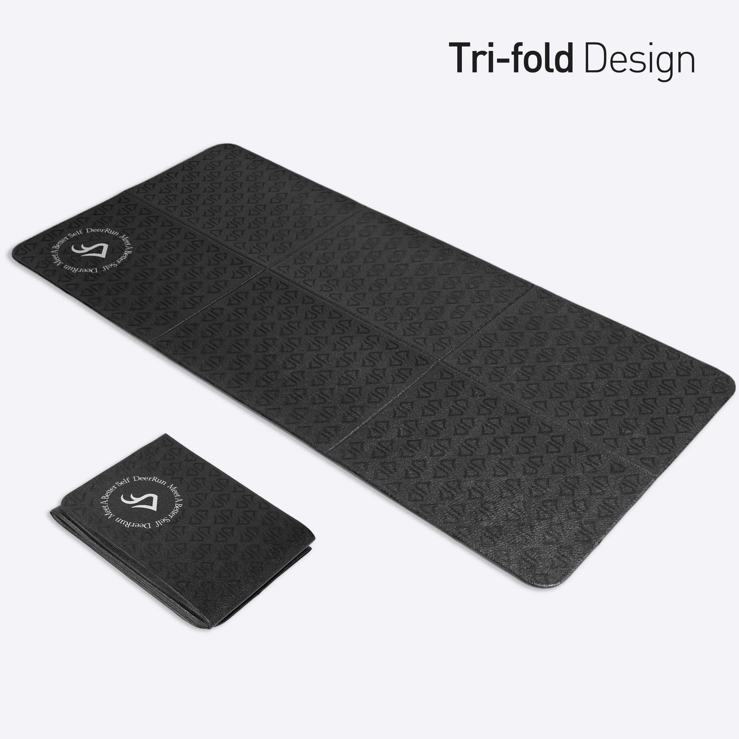 DeerRun® Glory Mat in 6MM Signature PVC, Higher Density Foldable Treadmill Mat