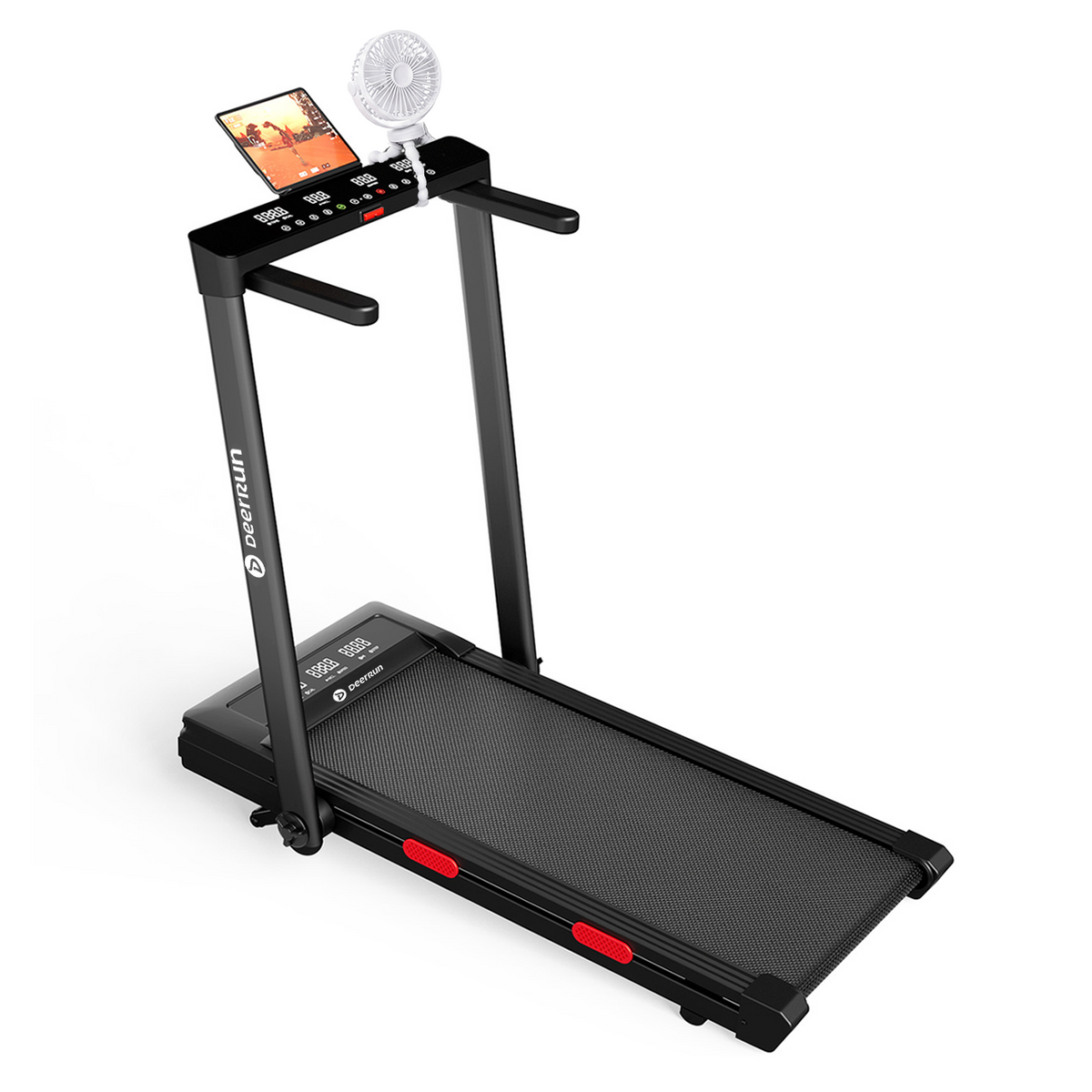 DeerRun Z10 Pro Muse Type 2 in 1 Foldable Treadmill with Remote Control, 12% Auto Incline