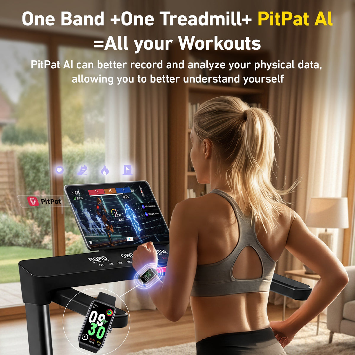 DeerRun Z10 Pro Muse Type 2 in 1 Foldable Treadmill with Remote Control, 12% Auto Incline