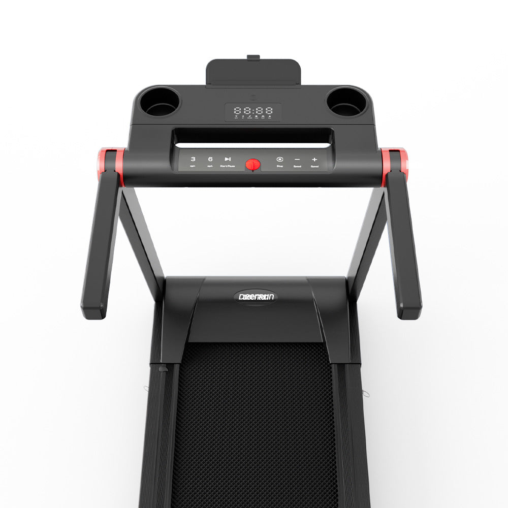 DeerRun A1 Pro Folding smart treadmill with 6% incline Red
