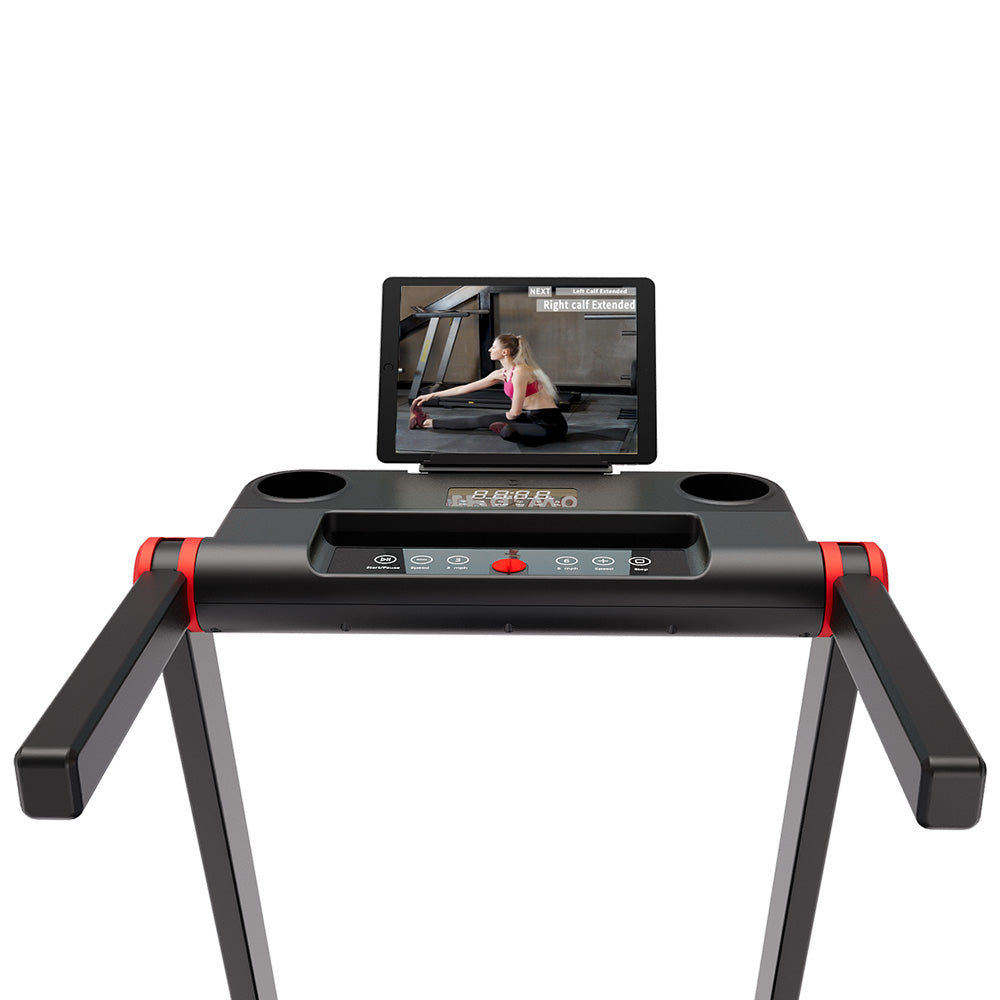 DeerRun A1 Pro Folding smart treadmill with 6% incline Red