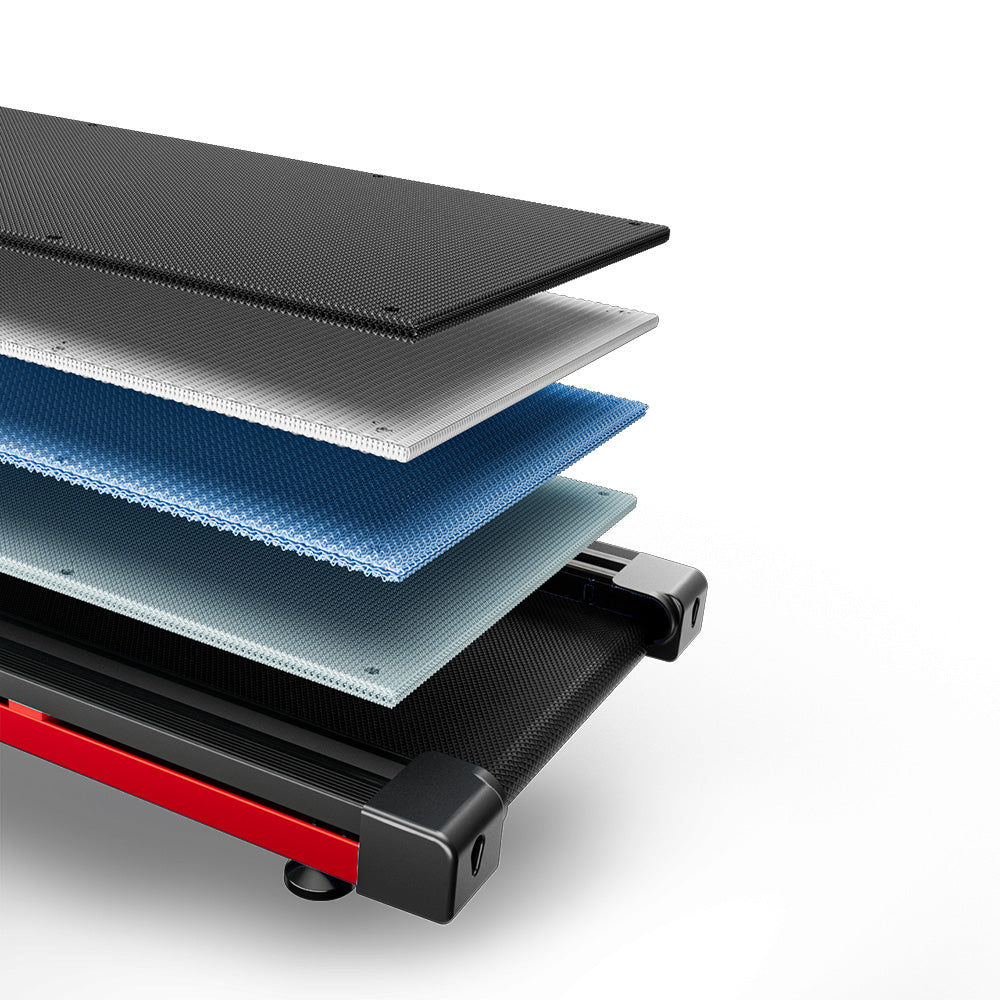 DeerRun A1 Pro Folding smart treadmill with 6% incline Red