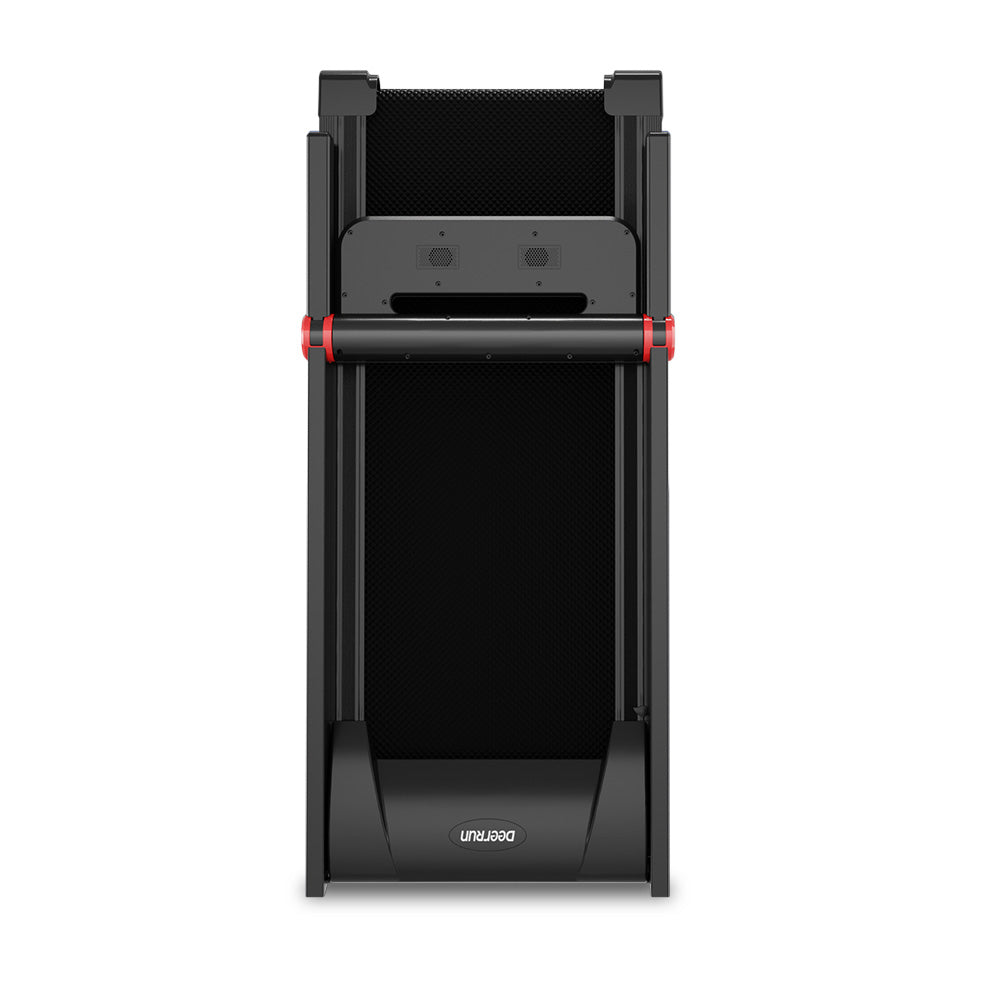 DeerRun A1 Pro Folding smart treadmill with 6% incline Red